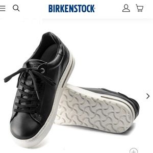 Birkenstock Bend Low - Black Leather Sneaker